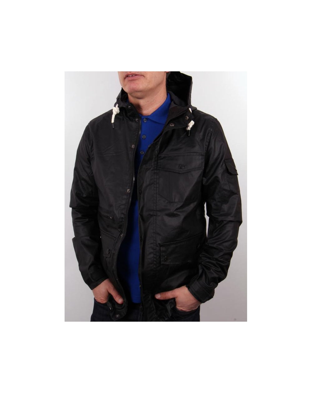Bellfield Farlham Hooded Jacket Black