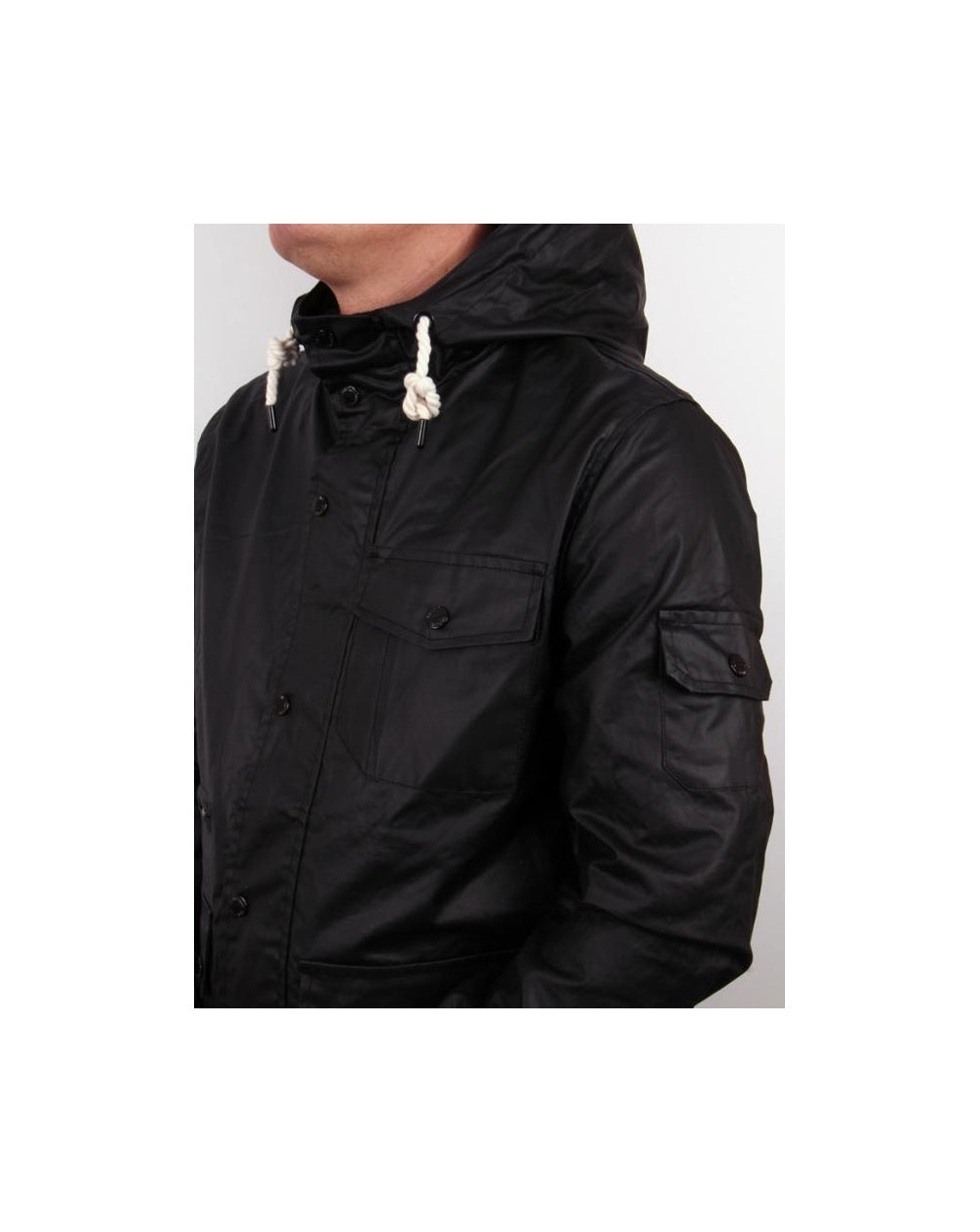 Bellfield Farlham Hooded Jacket Black