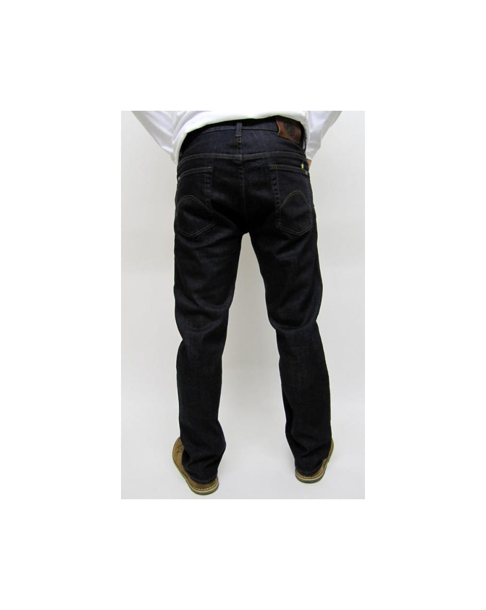 Pretty Green Regular Straight Leg Dark Jeans Dark Wash
