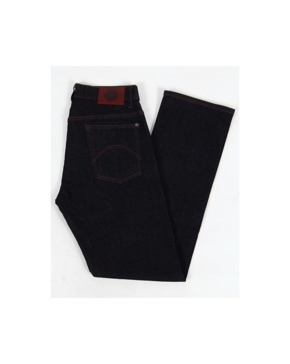 Pretty Green Regular Straight Leg Dark Jeans Dark Wash