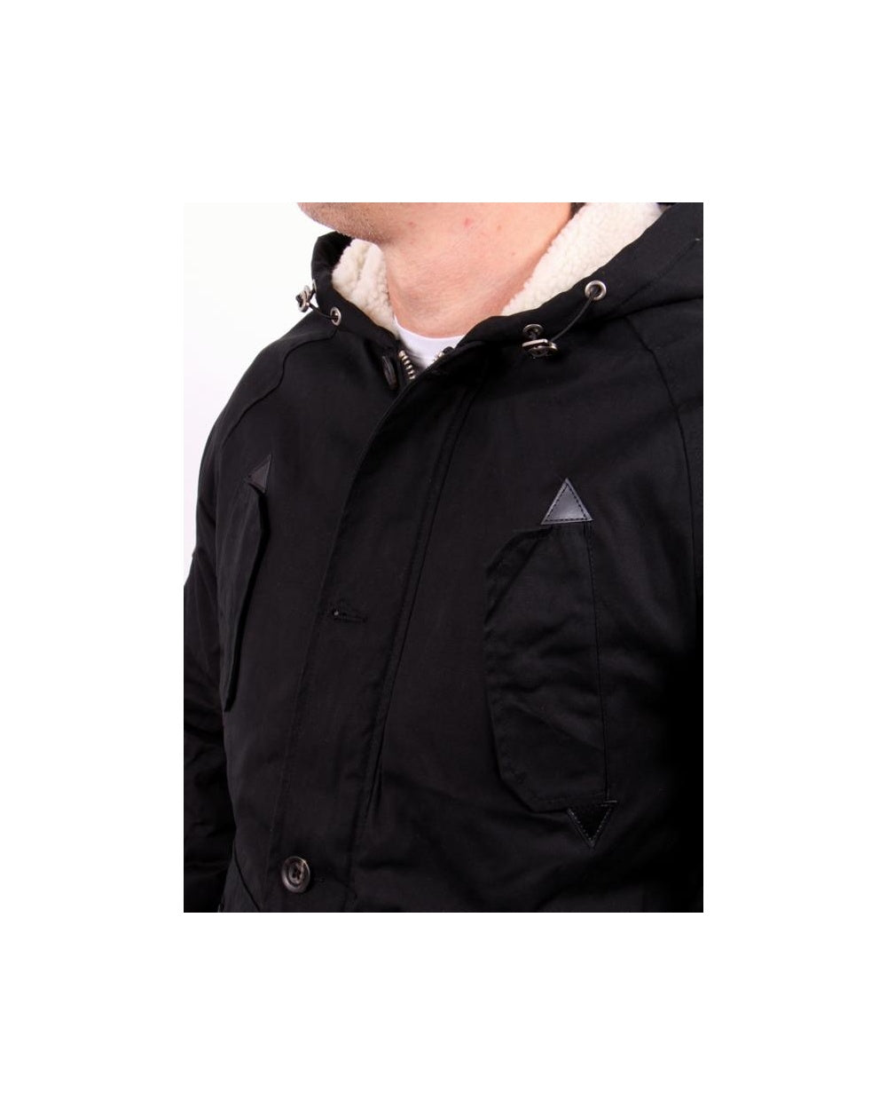 Bellfield Artis Parka Jacket Black