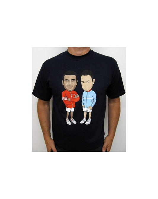 80s Casual Classics The Business Illustration T-shirt Navy