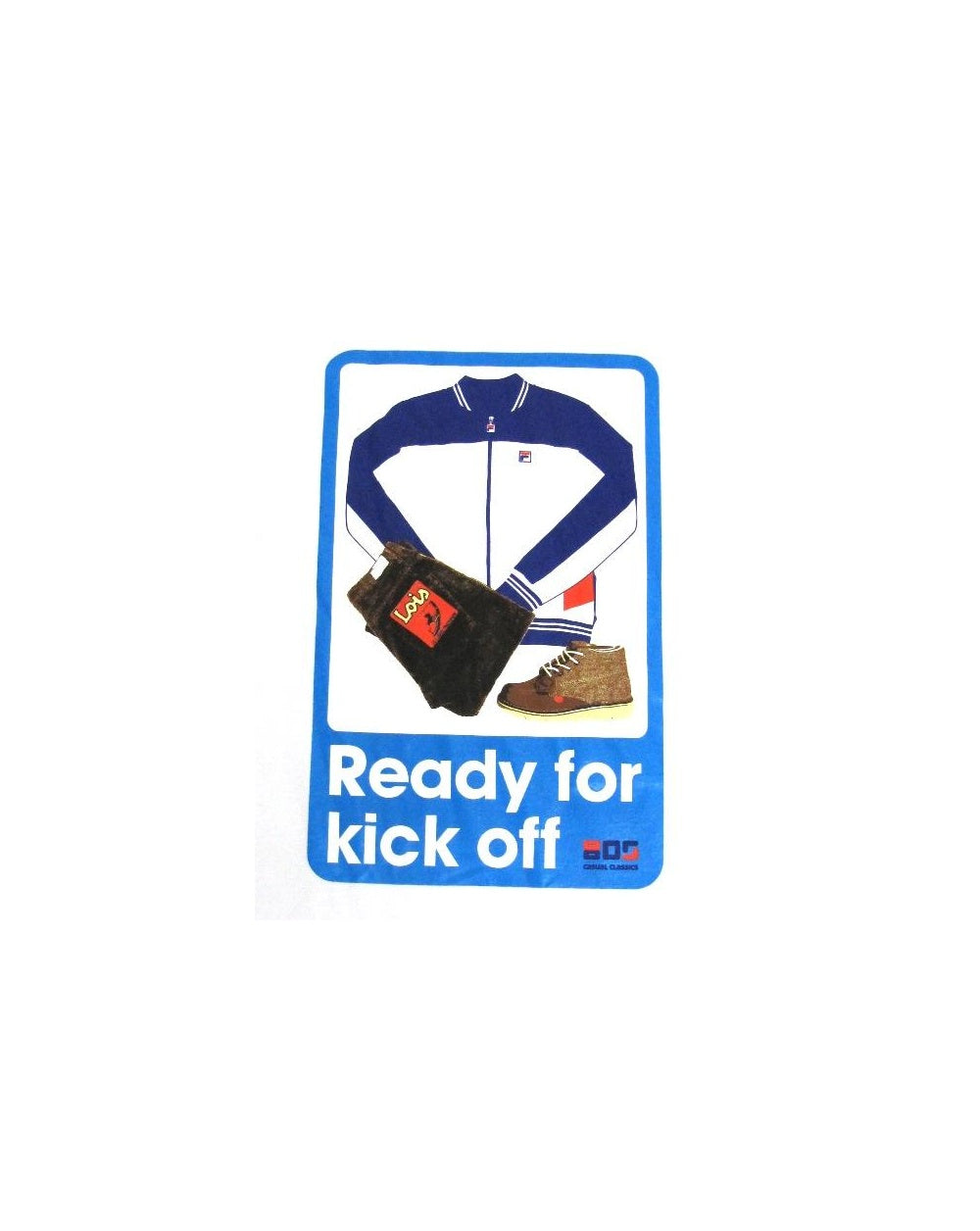 80s Casual Classics Ready For Kick Off T-shirt White