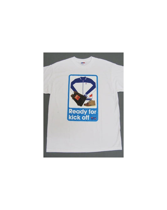 80s Casual Classics 80s Casual Classics Ready For Kick Off T-shirt White