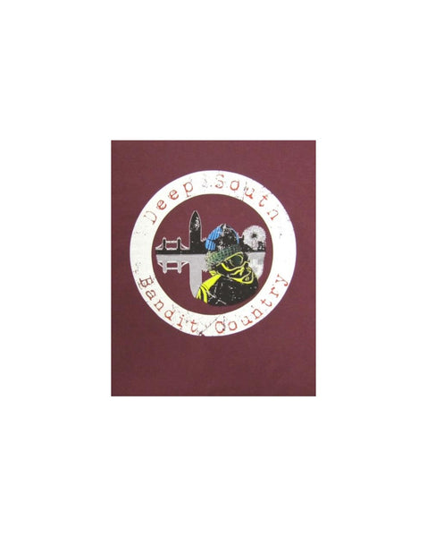 80s Casuals Bandit Country T-shirt Claret