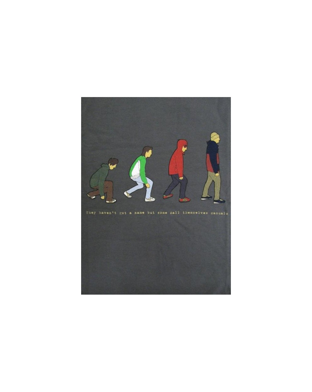 80s Casuals Eighties Evolution T-shirt Charcoal