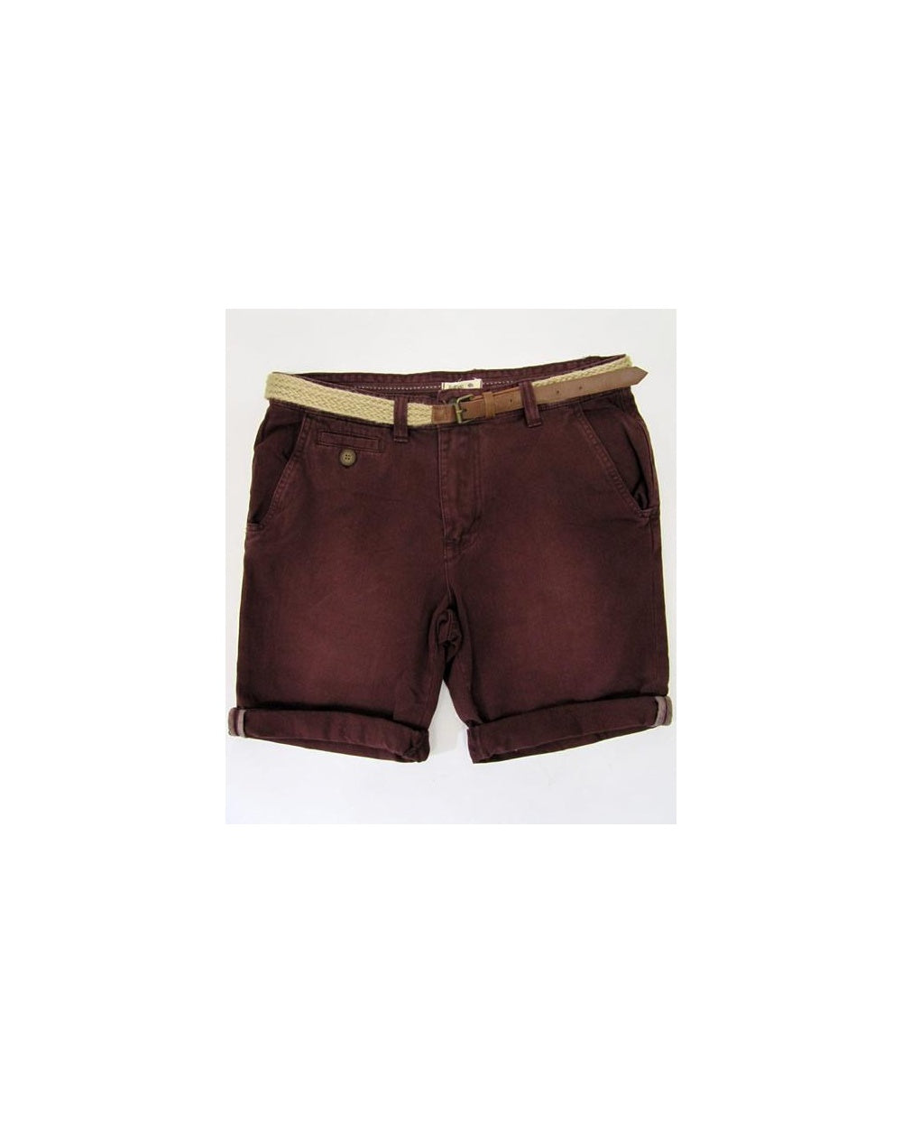 Bellfield Chino Shorts Wine