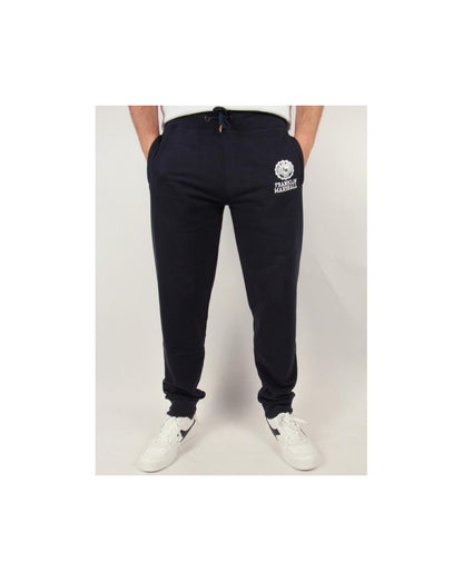 Franklin And Marshall Fleece Tracksuit Bottoms Navy Blue