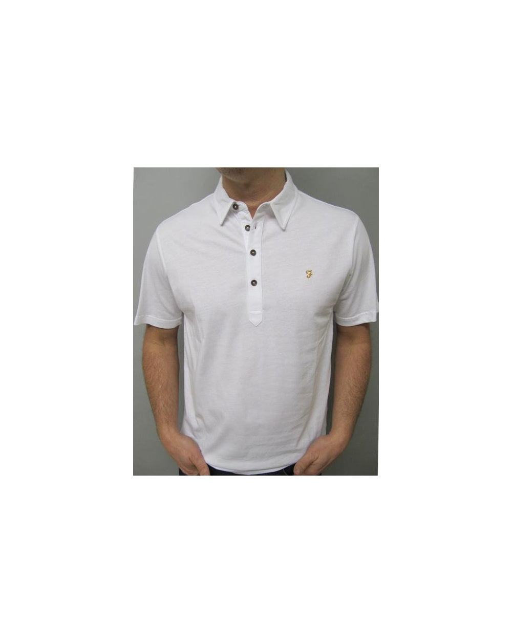 Farah Samuel Polo Shirt White