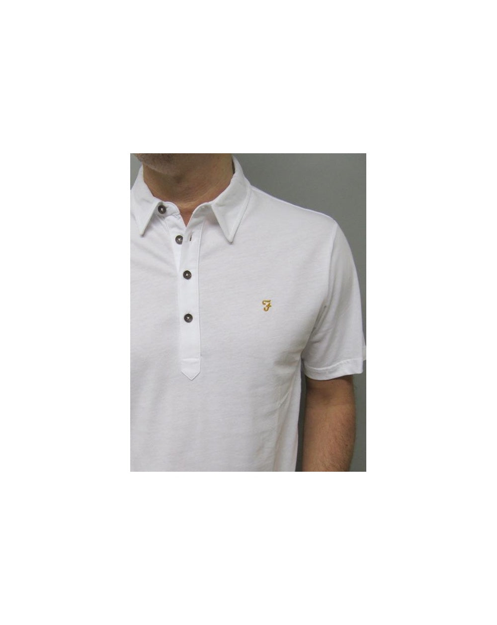 Farah Samuel Polo Shirt White