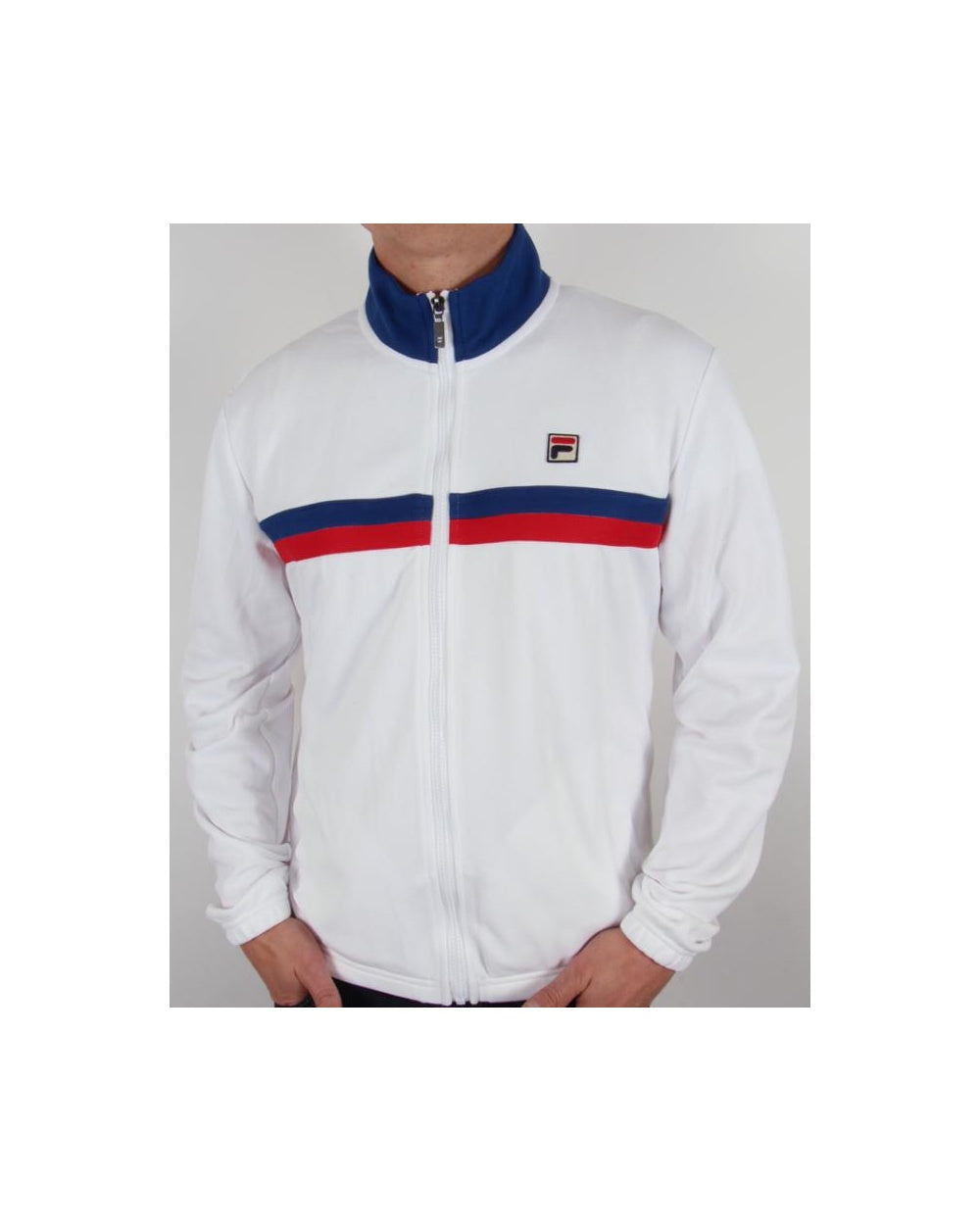 Fila Vintage Bowbreaker 2 Track Top White/Italia Blue/Red