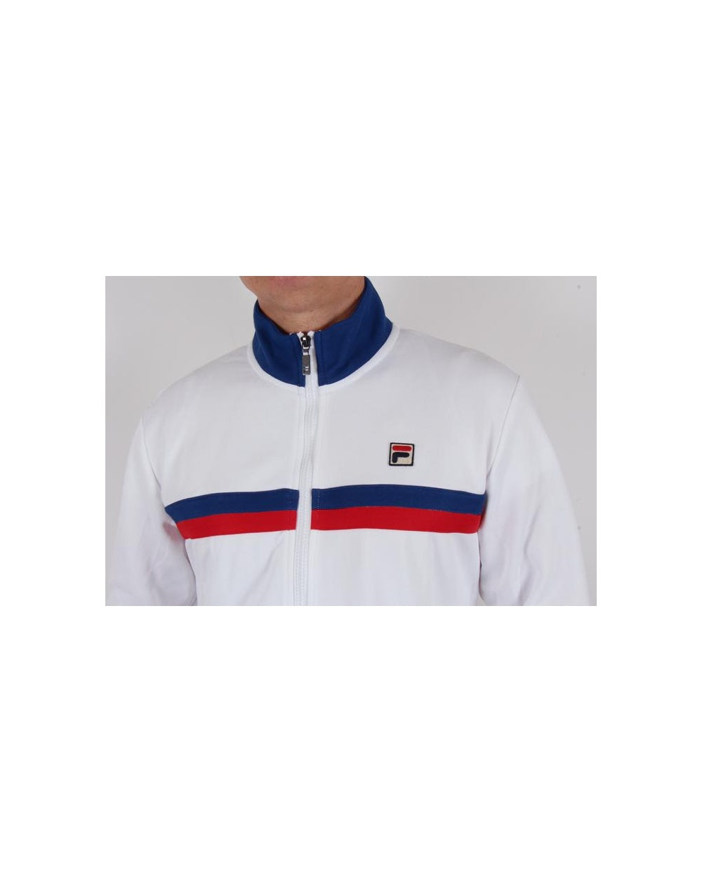 Fila Vintage Bowbreaker 2 Track Top White/Italia Blue/Red