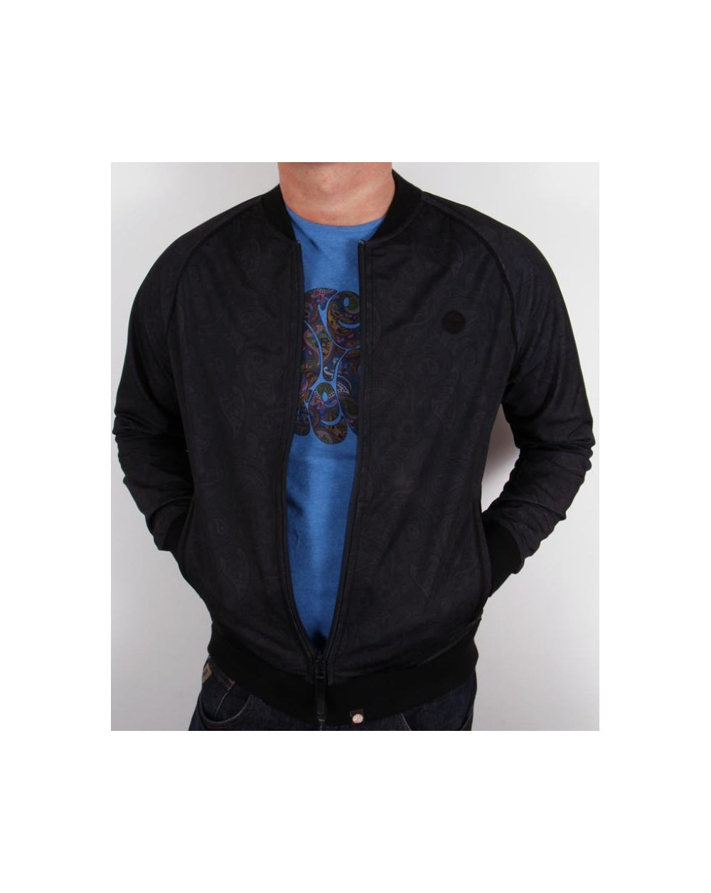 Pretty Green Seaforth Track Top Black