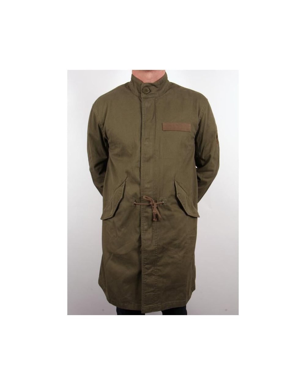 Pretty Green Deansgate Parka Khaki Green