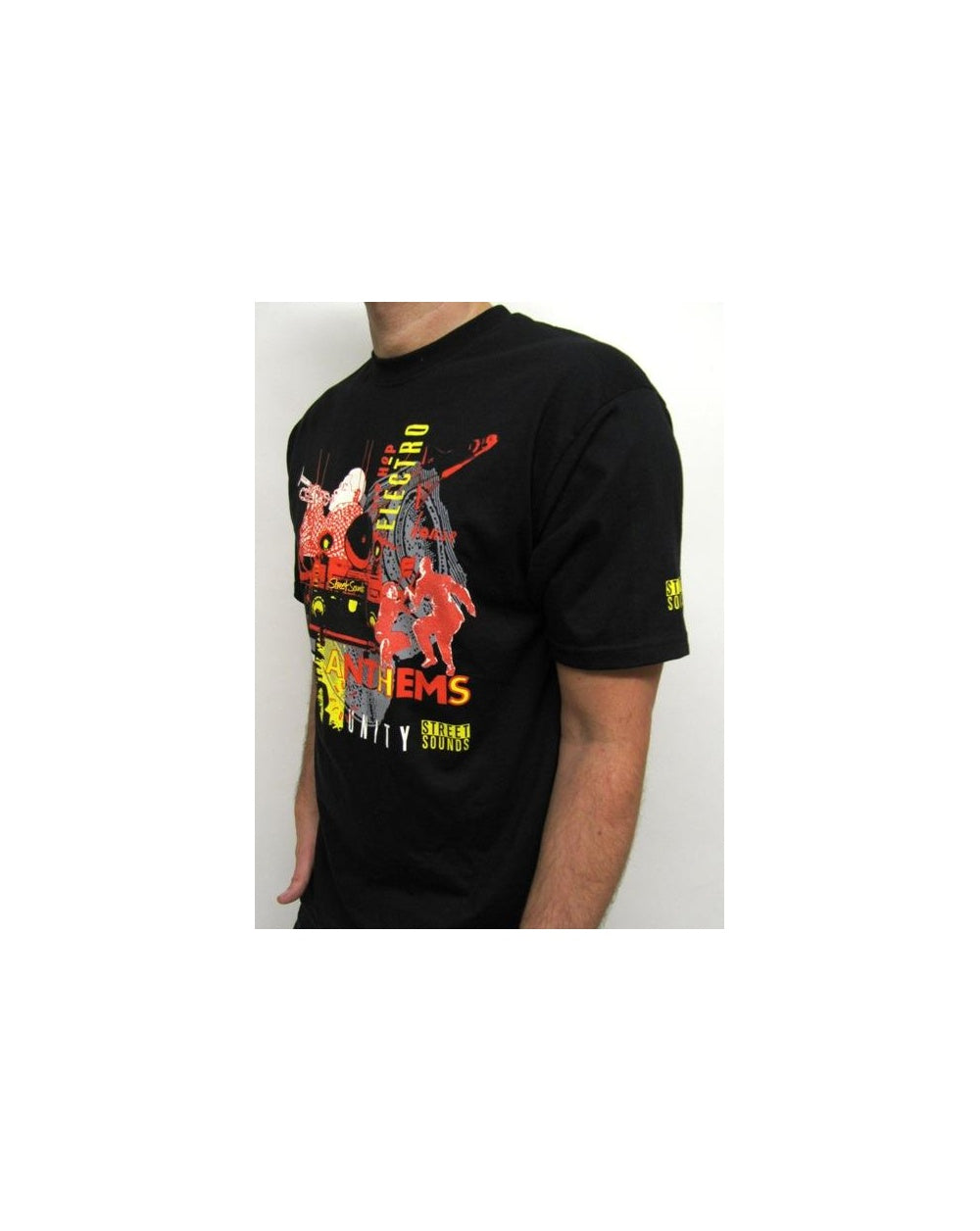 Street Sounds Montage T-shirt Black