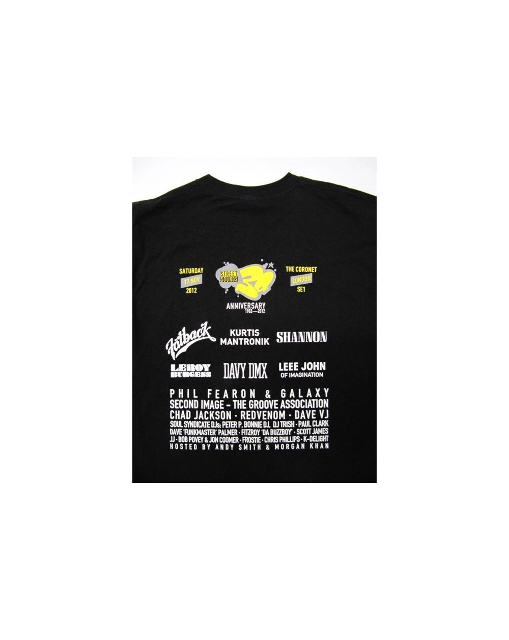 Street Sounds 30th Anniversary T-shirt Black