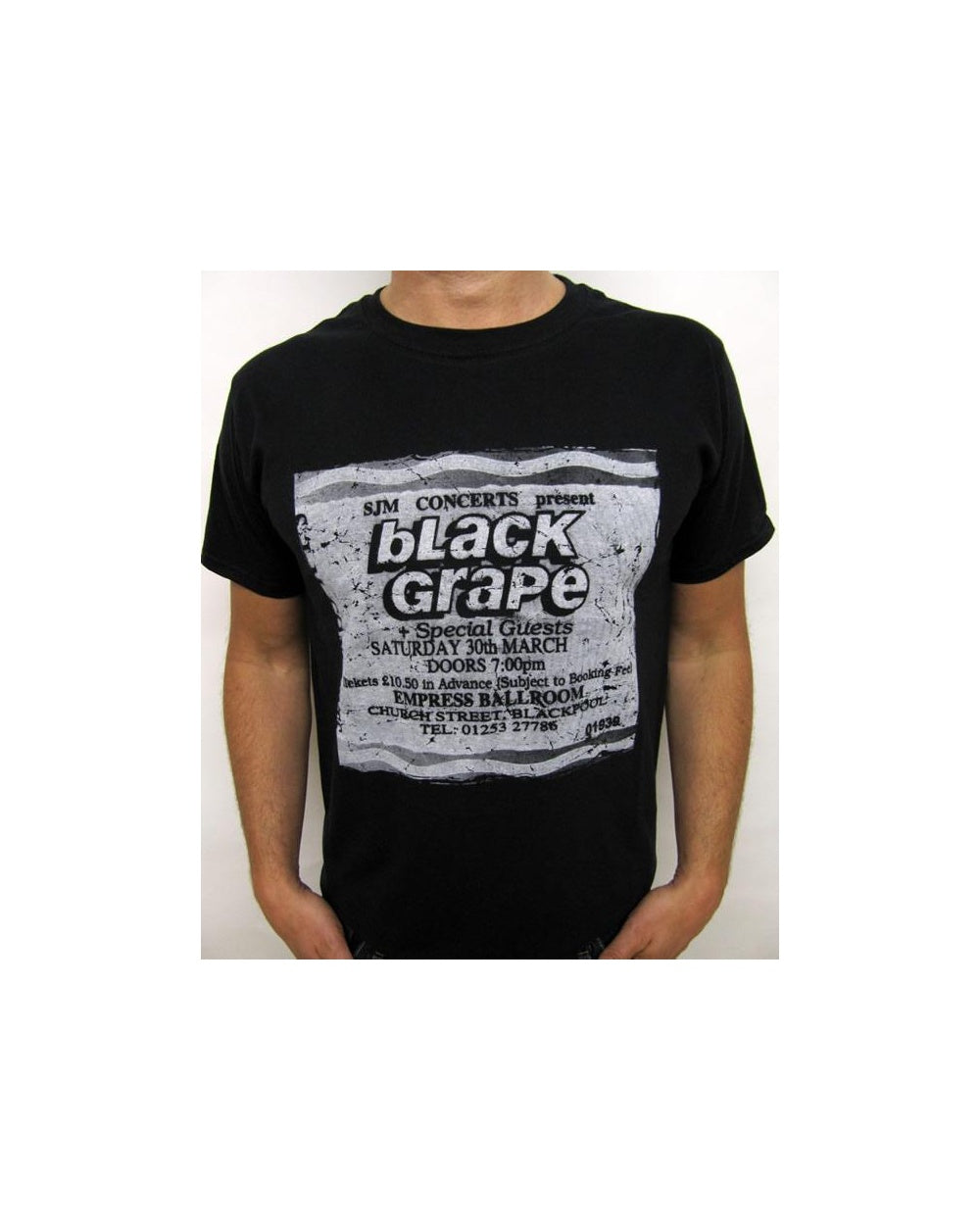Stub Clothing Black Grape Poster T-shirt Black