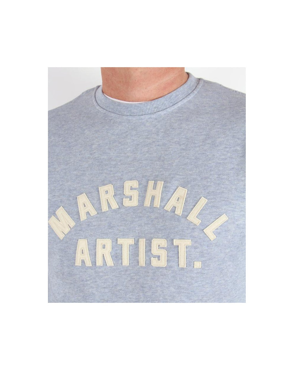 Marshall Artist Classic Marque Sweatshirt Grey Blue