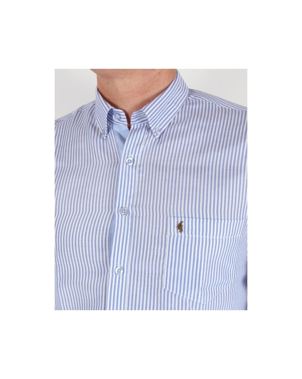 Gabicci Vintage Striped Shirt Blue/white