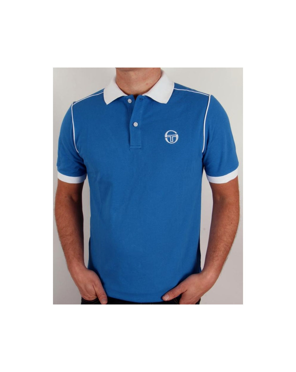Sergio Tacchini Ace Polo Shirt Royal Blue