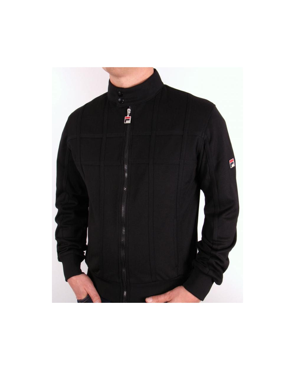 Fila Vintage Saturn 2 Track Top Black