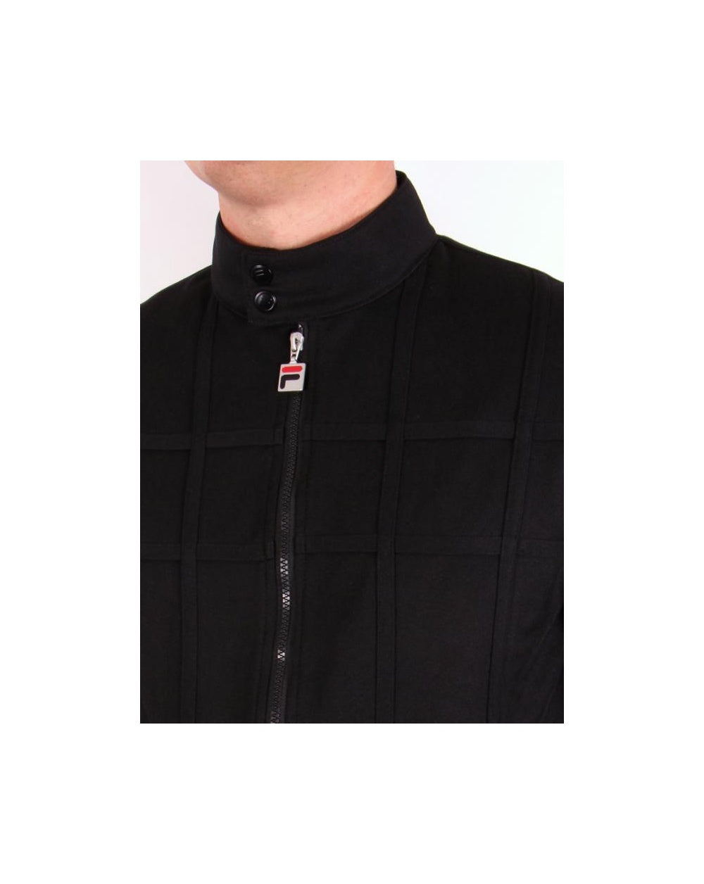 Fila Vintage Saturn 2 Track Top Black