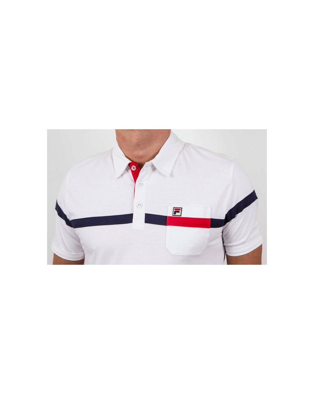 Fila Vintage Varelli Polo Shirt White