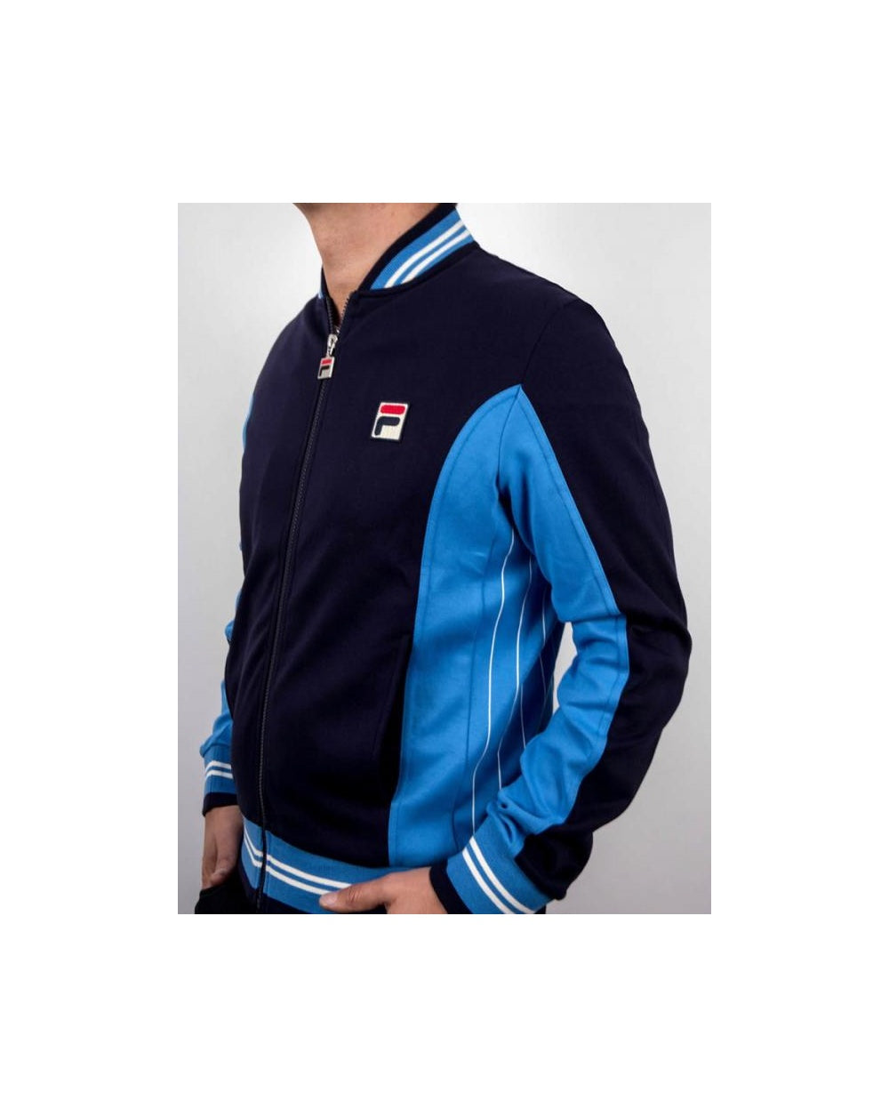 Fila Vintage Mk1 Settanta Track Top Navy/ocean Blue