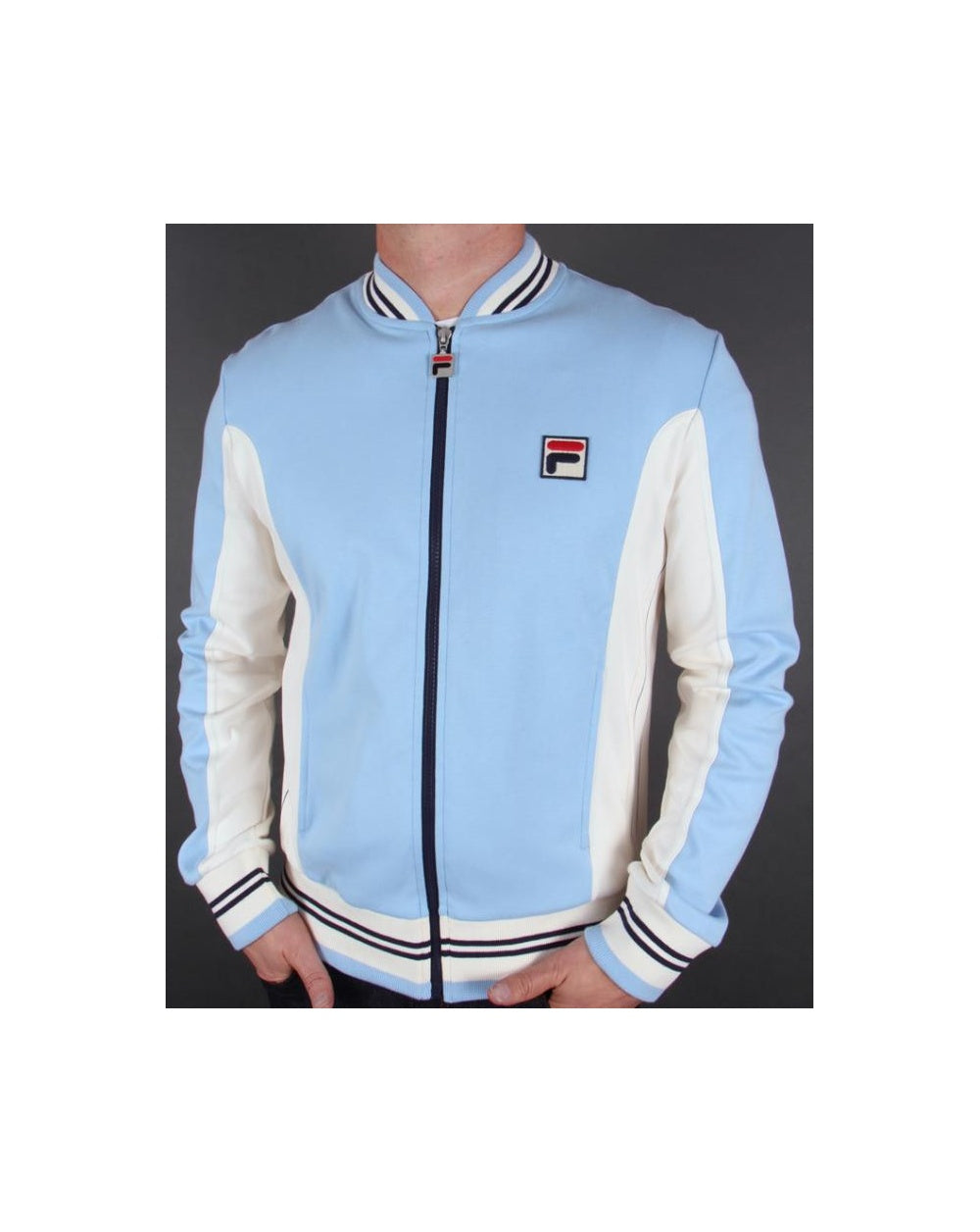 Fila Vintage Mk1 Settanta Track Top Sky Blue/gardenia