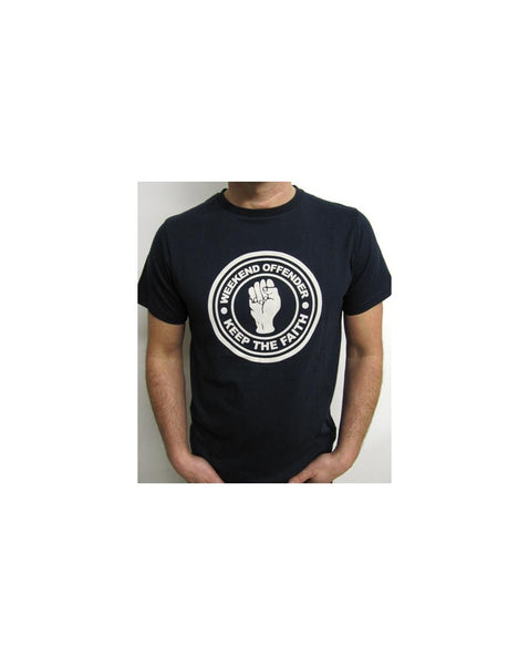 Weekend Offender Keep The Faith T-shirt Navy