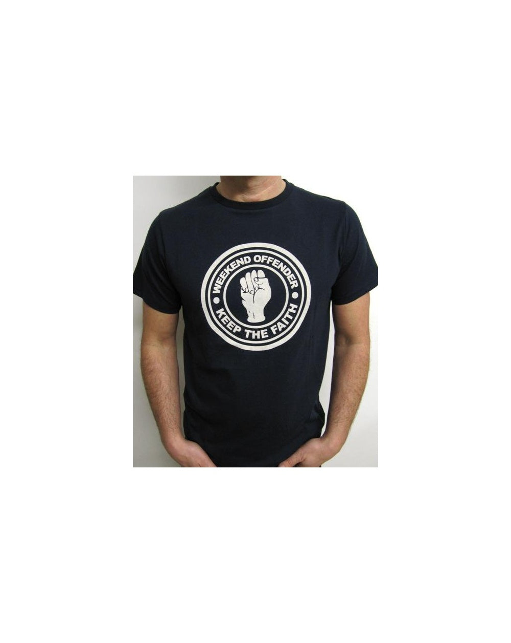 Weekend Offender Keep The Faith T-shirt Navy