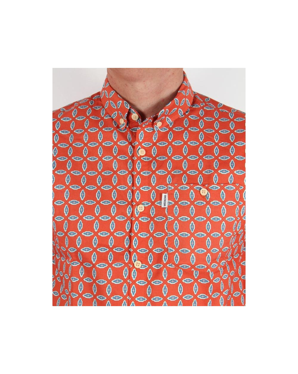 Weekend Offender Strathmere Shirt Orange
