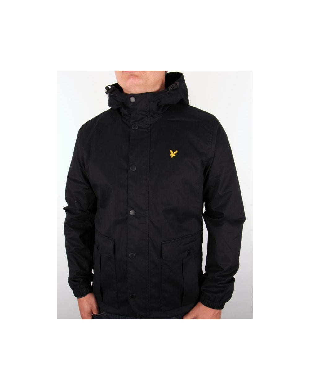 Lyle And Scott Microfleece Lined Jacket True Black