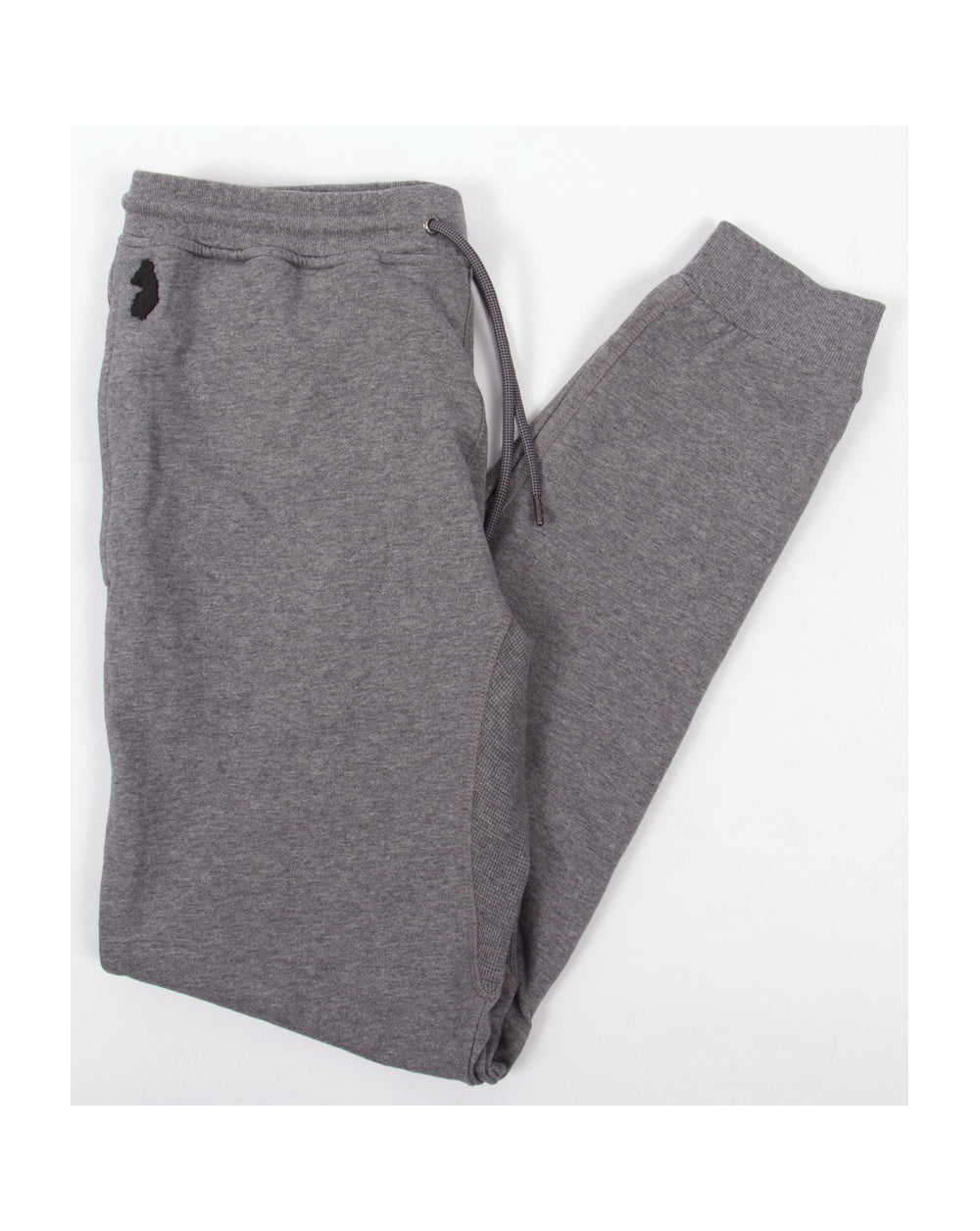 Luke Mario Tracksuit Bottoms Mid Marl Grey