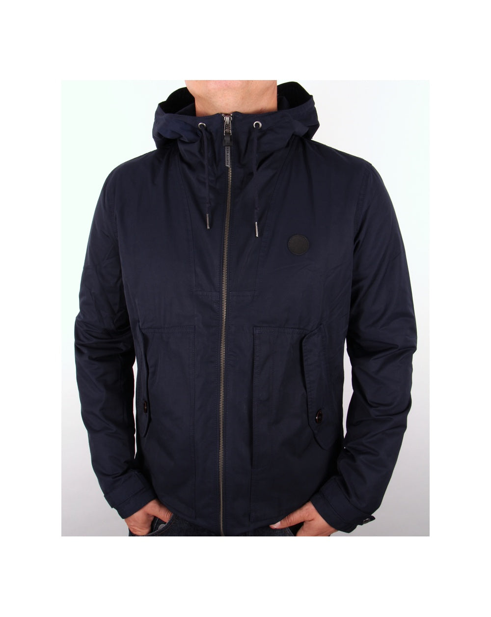 Pretty Green Radway Hooded Jacket Navy