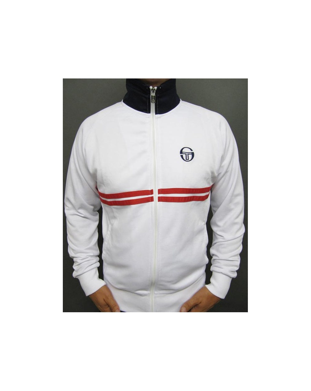 Sergio Tacchini Dallas Track Top White/navy/red