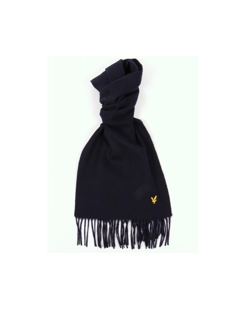 Lyle And Scott Lambswool Scarf New Navy