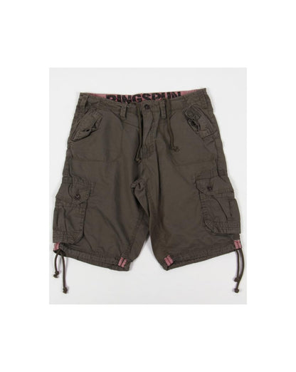Ringspun Combat Shorts Olive Green