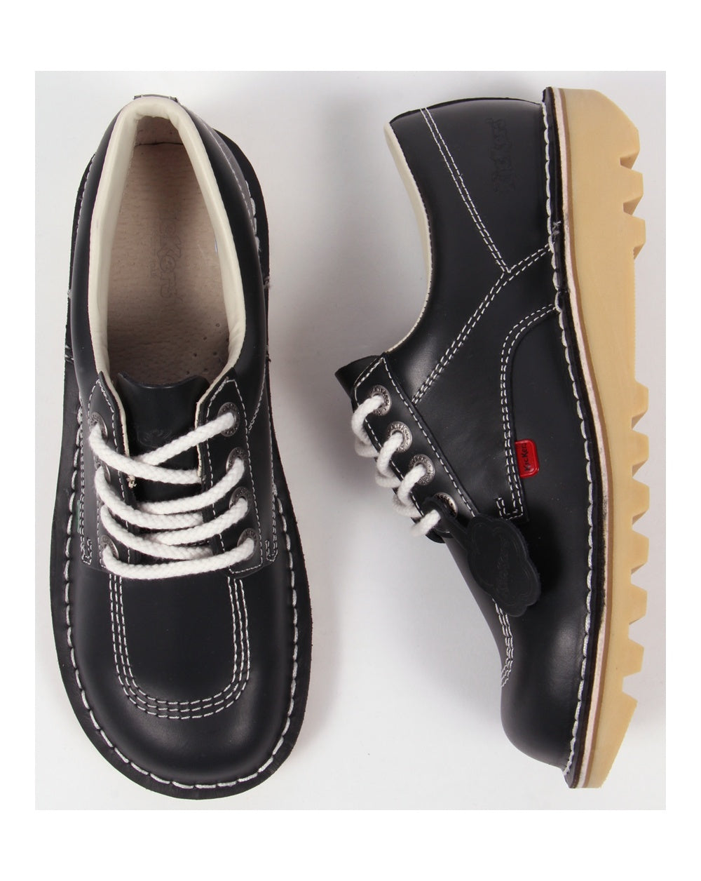 Kickers Kick Lo Shoes Navy Blue