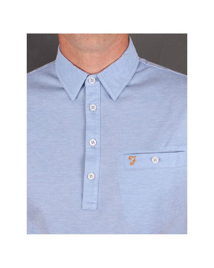 Farah Tennyson Polo Shirt Polar Blue