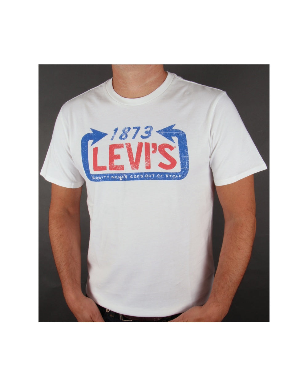 Levis 1873 Logo T Shirt White