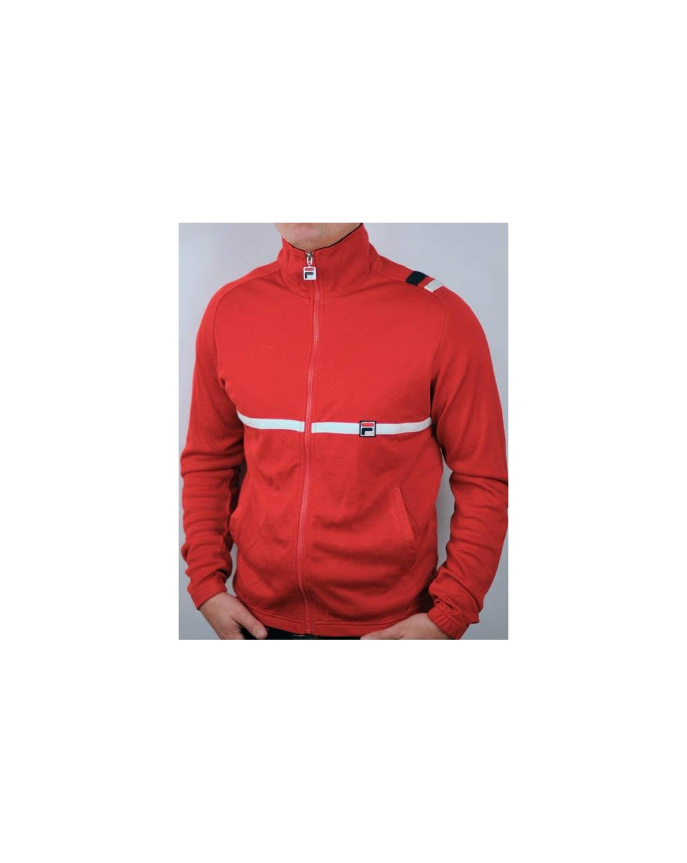 Fila Vintage Mk2 Settanta Track Top Red