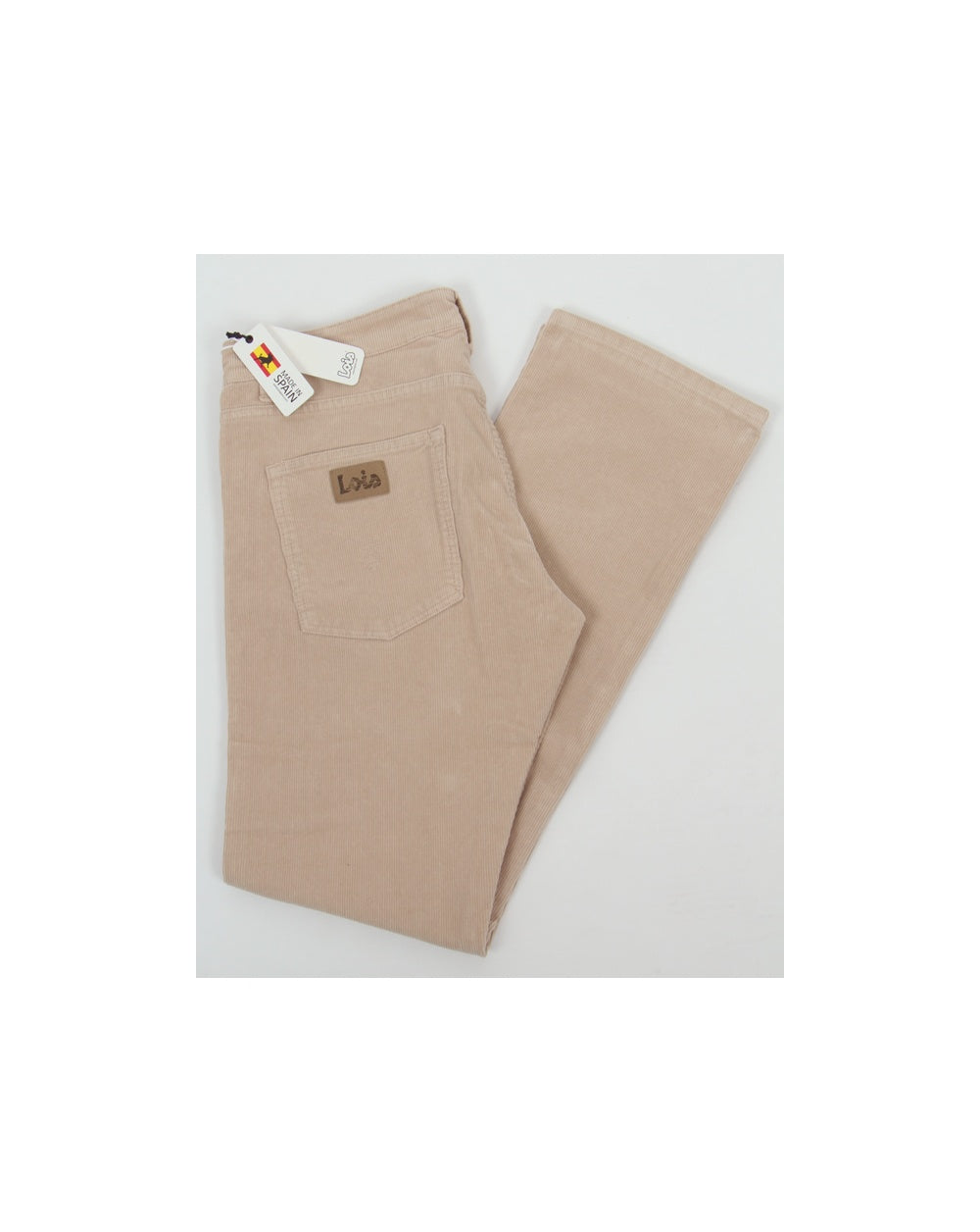 Lois Regular Slim Needle Cords Sand
