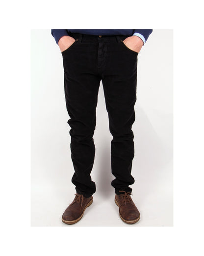 Lois Santiago Regular Slim Taper Fit Cords Black