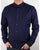 Lyle And Scott Tonal Badge L/s Poplin Shirt Navy Blue