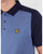 Lyle And Scott Saddle Shoulder Polo Shirt Navy Marl