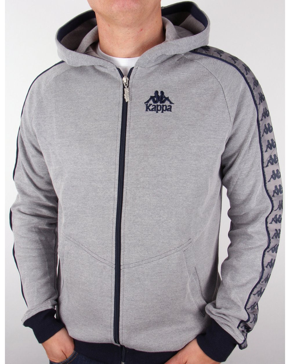 Robe Di Kappa Warsus Track Top Grey Marl