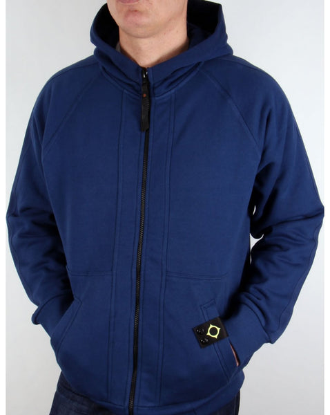 Ma.strum Zip Through Hoody Northern Blue