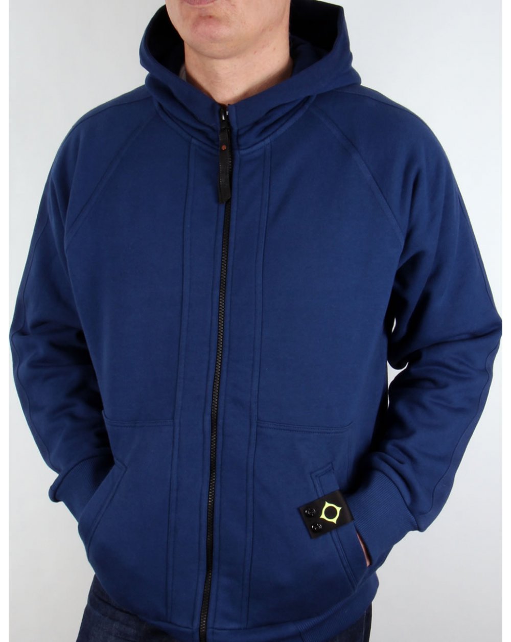 Ma.strum Zip Through Hoody Northern Blue