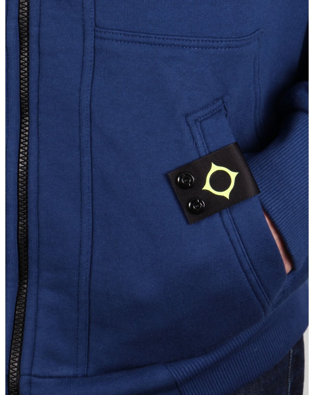 Ma.strum Zip Through Hoody Northern Blue